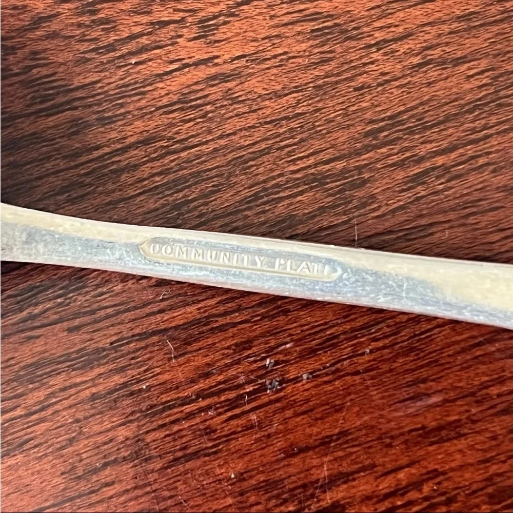 Vintage 1930s Oneida Community Lady Hamilton Silverplate Jam Jelly Server Spoon